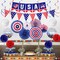 4th of July Patriotic Party Decorations, 6 Paper Fan, 6 Flower Ball, 1 USA Swallowtail Flag, 1 USA Pennant Flag, 1 Star Streamer, 6 Swirl, Independence Day